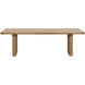 Kalla 96 X 44 inch Rustic Oak Dining Table